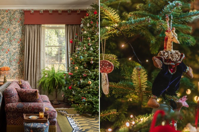 Castle Trematonia in Cornwall at Christmas