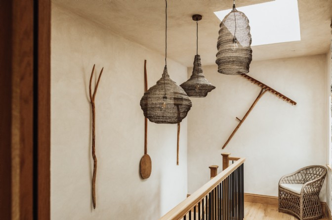 Agricultural tools at Drift Farmhouse