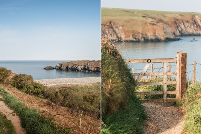 The Cable Hut is just 400m from the Pembrokeshire coast path