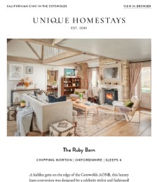 New Property Arrival - The Ruby Barn