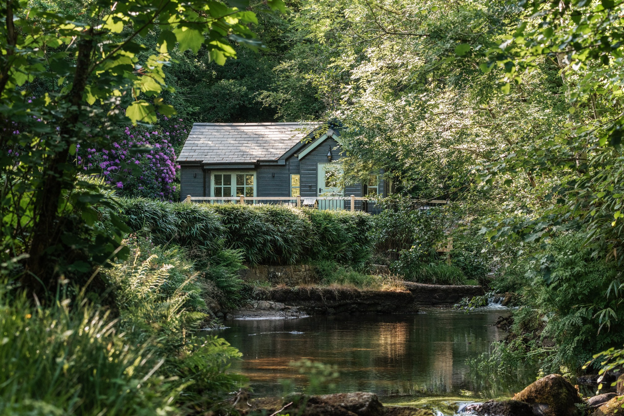 Damselfly Luxury Self Catering Woodland Cabin St Neot Cornwall