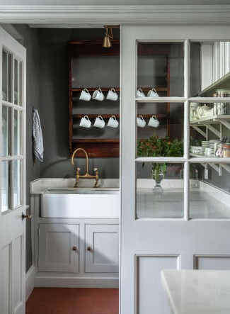 A vintage luxury theme runs throughout