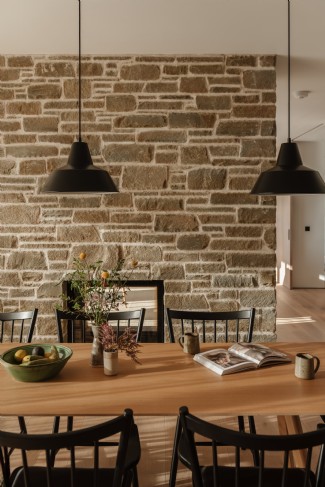 There´s a seamless flow through the light-filled property