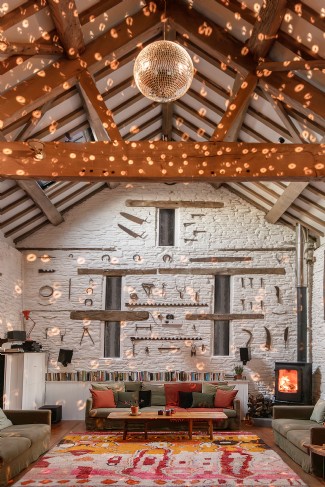 From rustic to disco barn