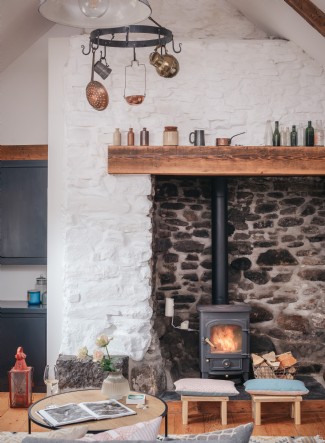 Windswept evenings are best spent tucked up with a bottle by the fire