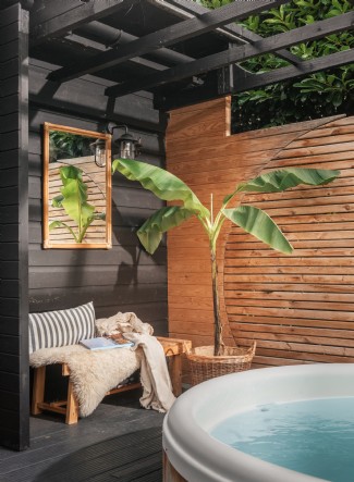 Spend days lounging on the wraparound decking
