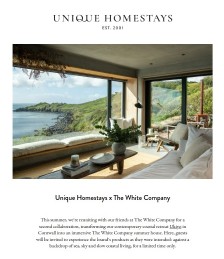 Unique Homestays x The White Company