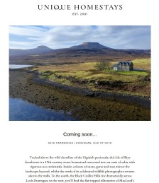 Coming soon: Skye Farmhouse