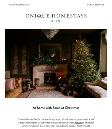 At home with Sarah at Christmas
