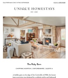 New property arrival - The Ruby Barn