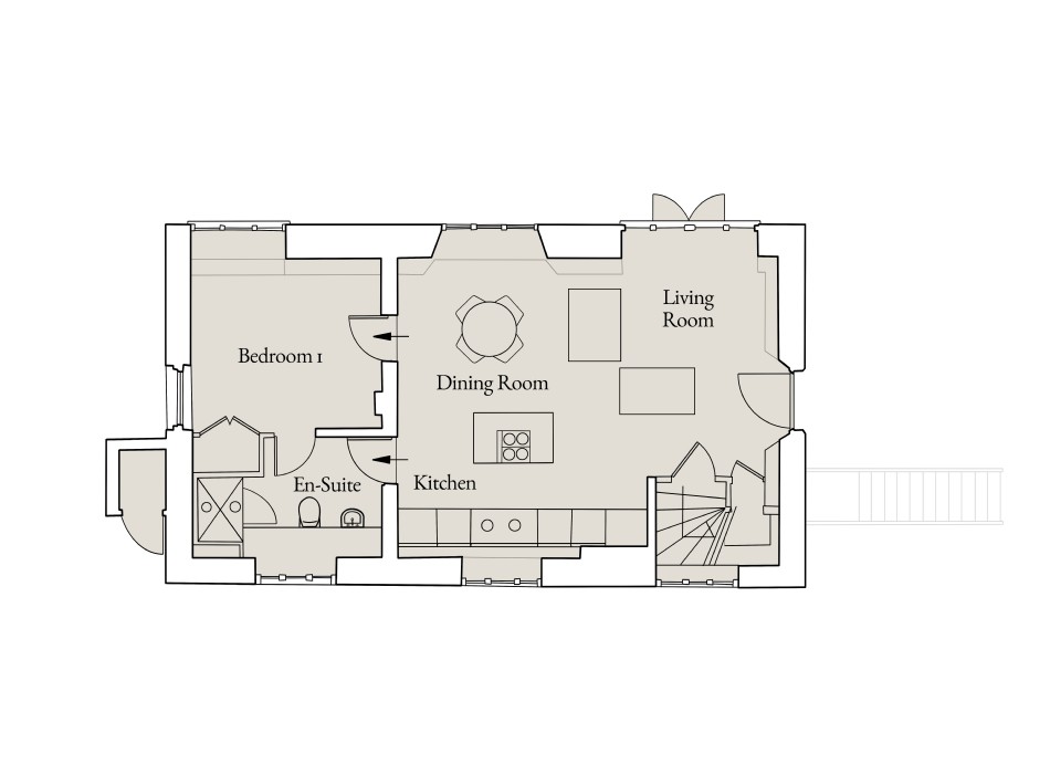 Floor plan of Fawn Wood