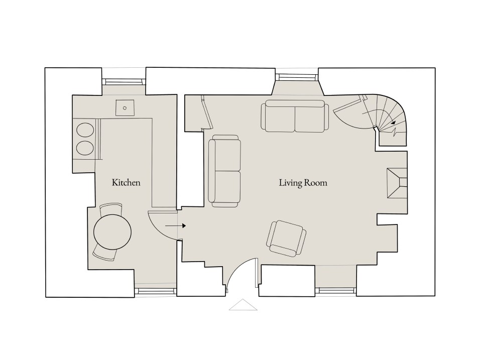 Floor plan of Four Hundred Summers