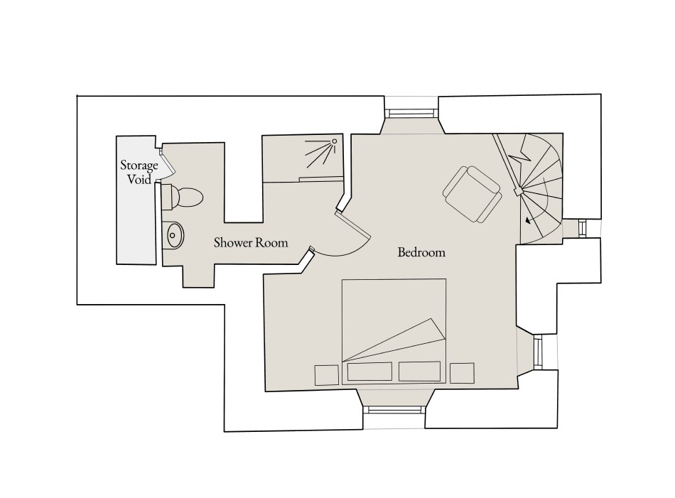 Floor plan of Four Hundred Summers