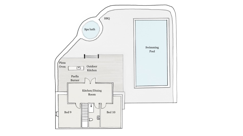 Pool House First Floor