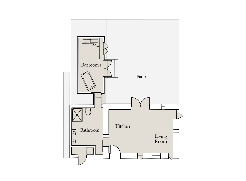 Floor plan of Little Inka