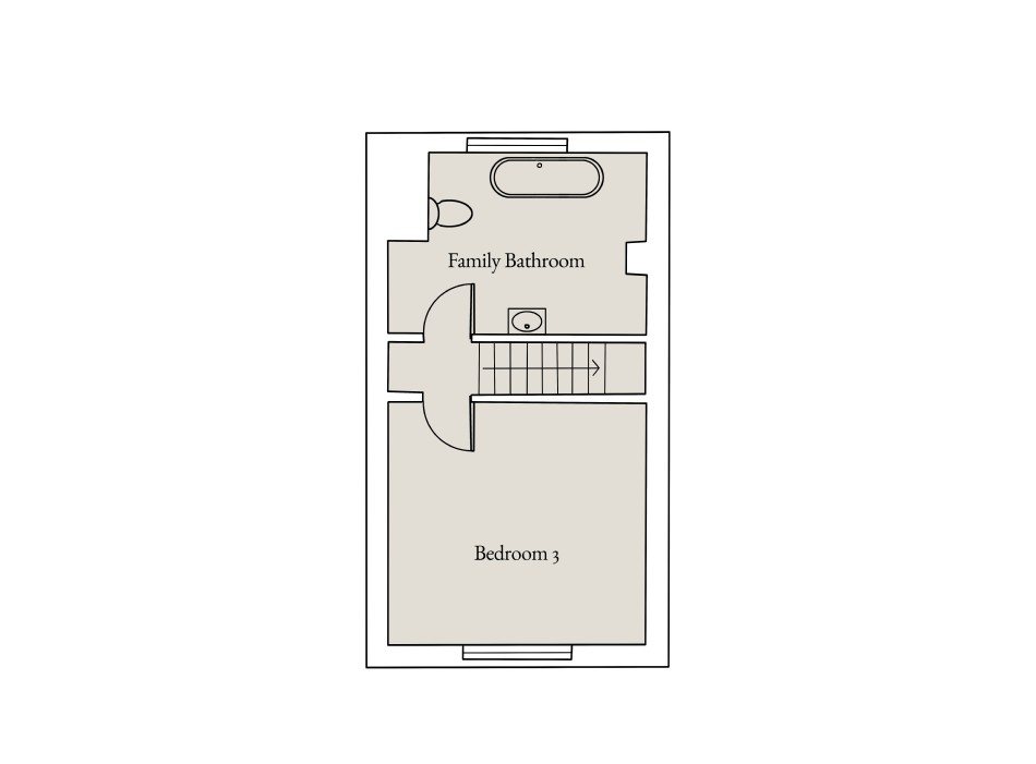 Floor plan of Maison Blanche