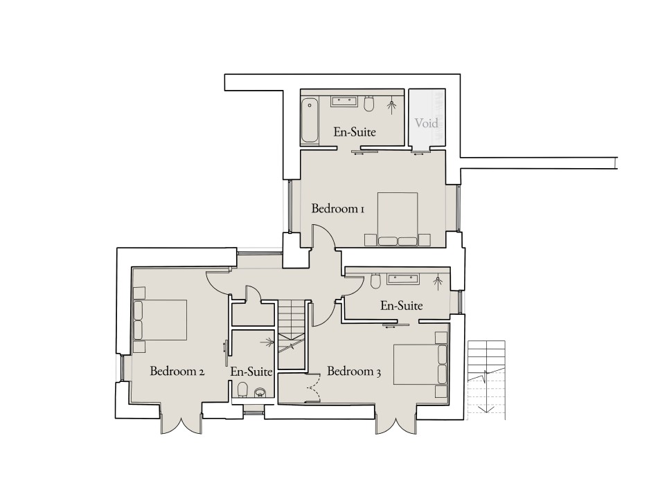 Floor plan of Oska