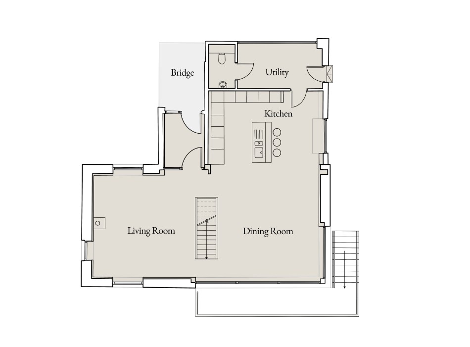 Floor plan of Oska