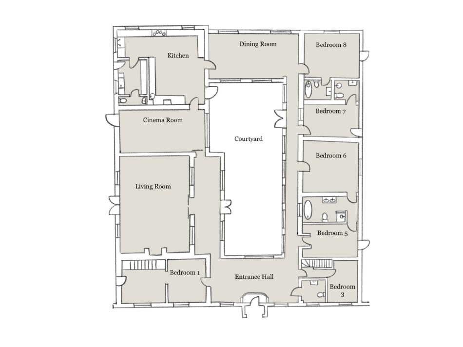 Redmere Hall Ground Floor Floorplan