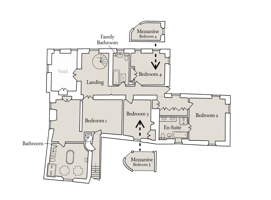 Floor plan of Riverstone Mill