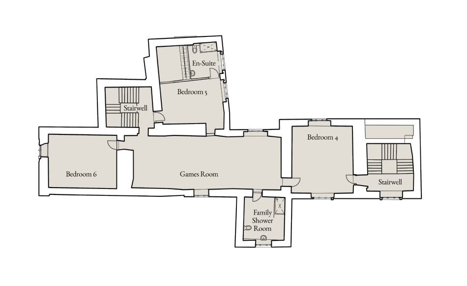 Floor plan of Saxon
