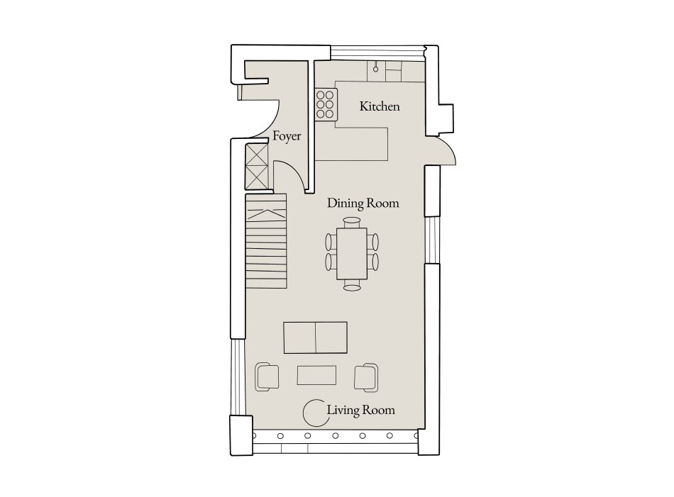 Floor plan of Ukiyo