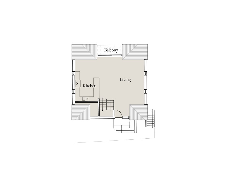 Floor plan of Villa Boden
