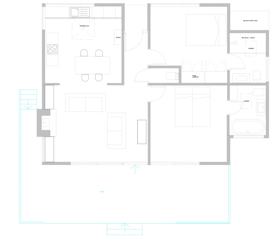 Floor plan of Walden Lakehouse